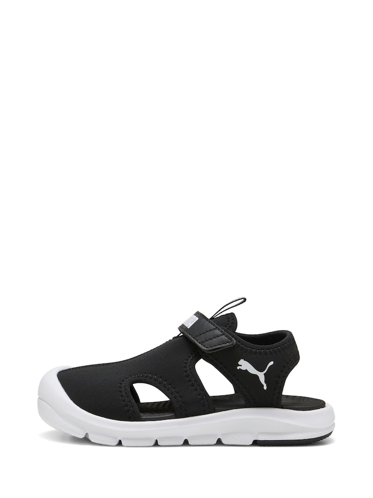 Puma Black Kids Fun Racer Sandals - Image 2 of 6