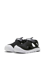 Puma Black Kids Fun Racer Sandals - Image 3 of 6