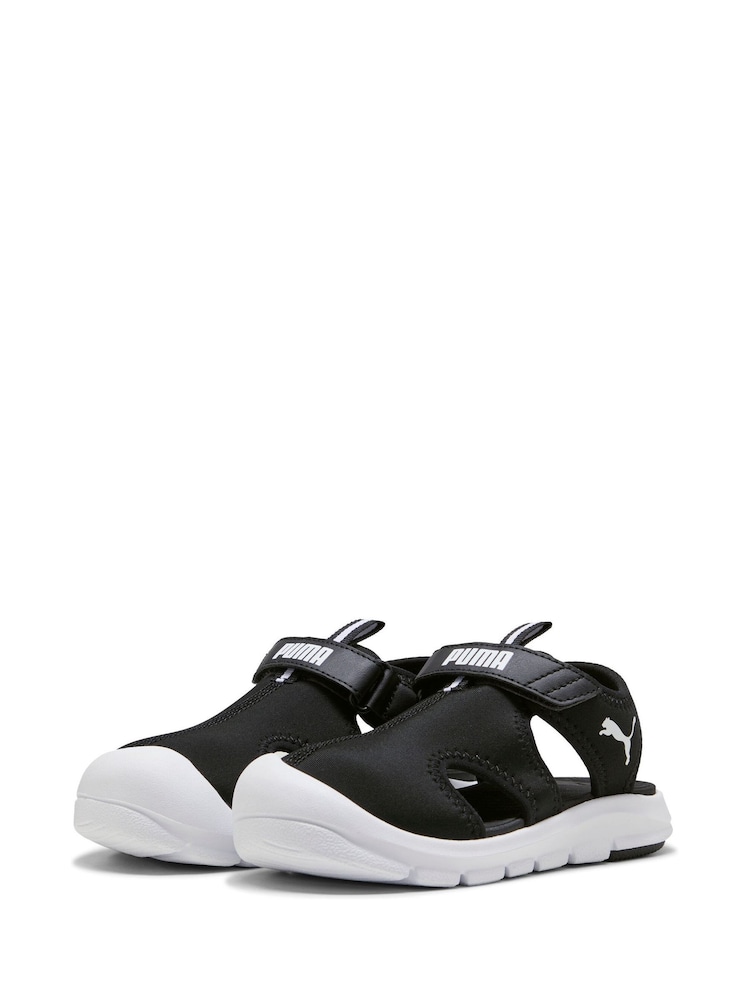 Puma Black Kids Fun Racer Sandals - Image 3 of 6