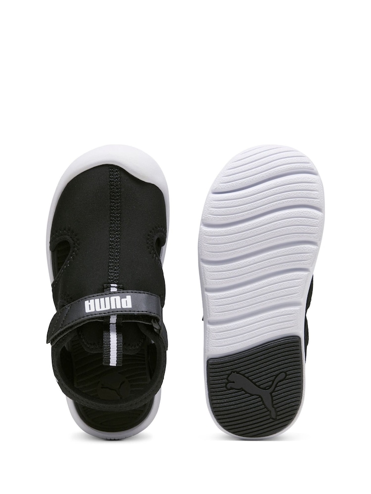 Puma Black Kids Fun Racer Sandals - Image 4 of 6