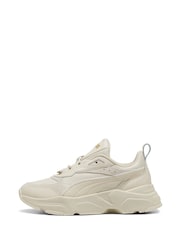 Puma White Womens Cassia Lux Sneakers - Image 2 of 6