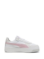 Puma White Womens Carina Street Sneakers - Image 1 of 6