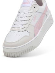 Puma White Womens Carina Street Sneakers - Image 6 of 6