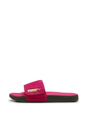 Puma Pink Leadcat 2.0 Palermo Foil Slides - Image 2 of 5