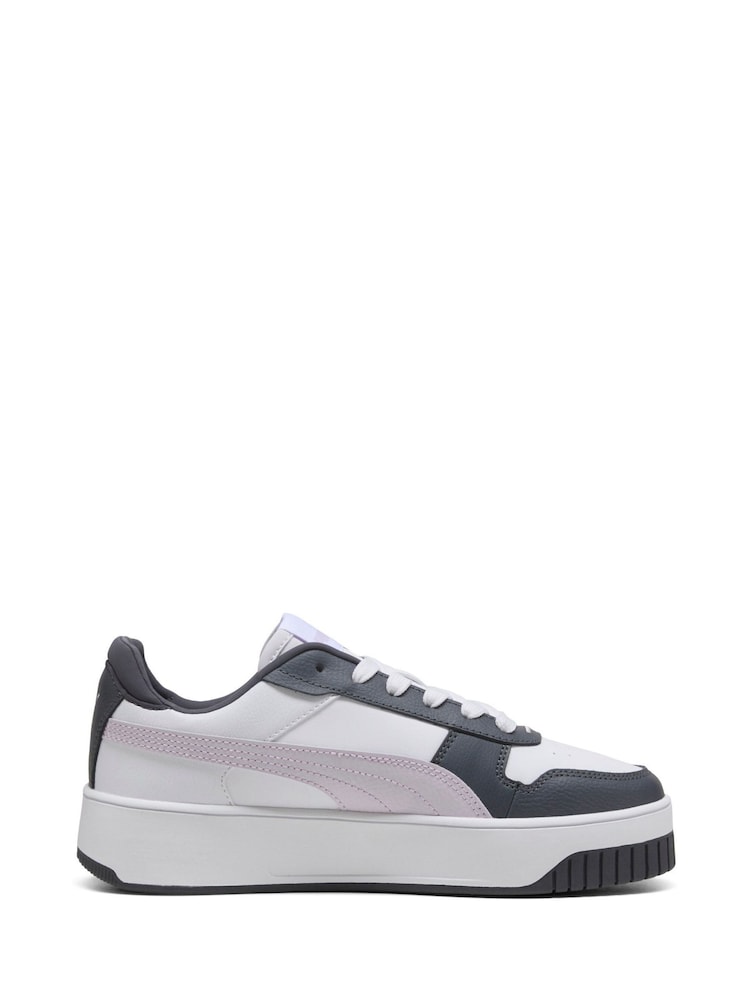 Puma Off White Womens Carina Street Sneakers - Image 1 of 5
