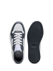 Puma Off White Womens Carina Street Sneakers - Image 4 of 5