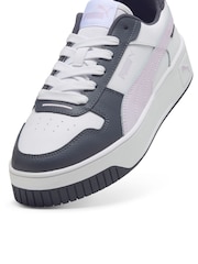 Puma Off White Womens Carina Street Sneakers - Image 5 of 5