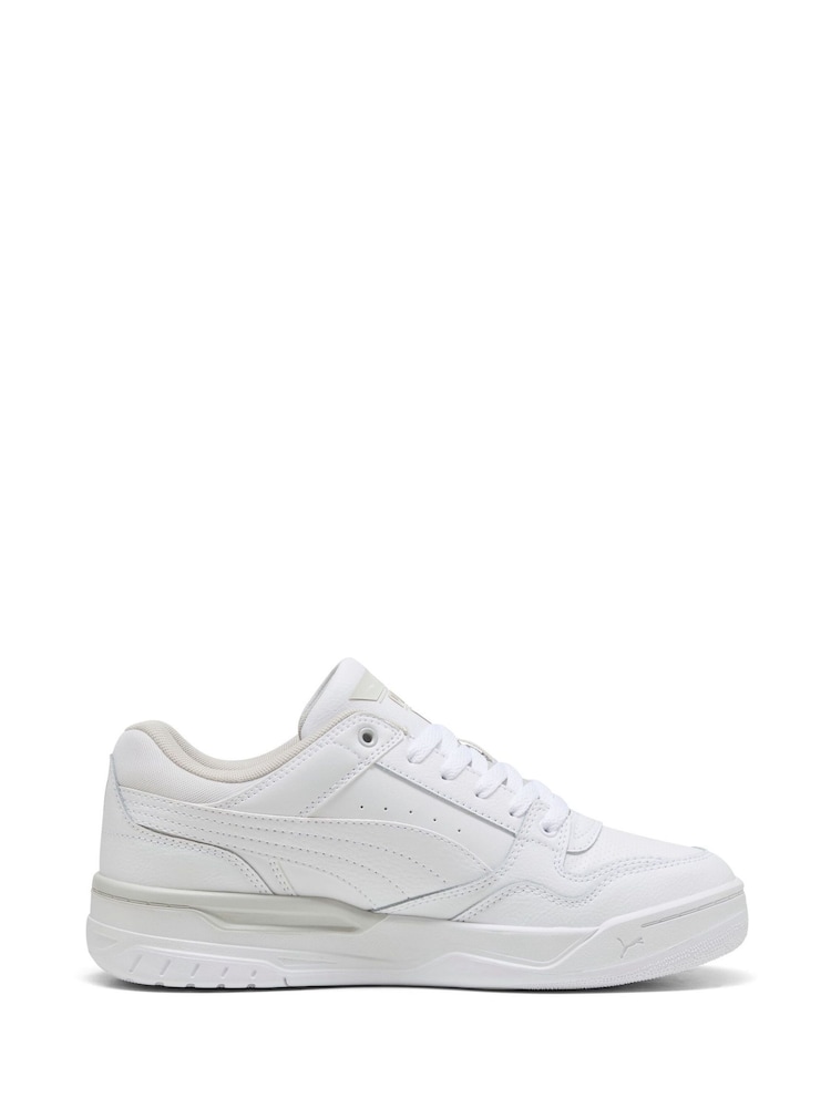 Puma White Rebound Retro Sneakers - Image 1 of 6
