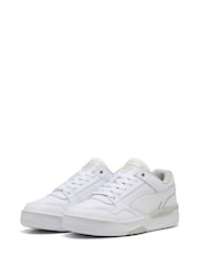 Puma White Rebound Retro Sneakers - Image 3 of 6