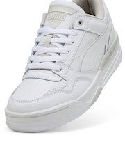 Puma White Rebound Retro Sneakers - Image 6 of 6
