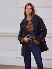Navy N. Premium Military Pea Coat - Image 3 of 10