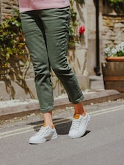 Cotswolds White Radcot Trainers - Image 1 of 5