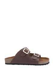 Cotswolds Lushill Brown Mules - Image 2 of 5