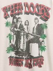 Gap Cream The Doors Short Sleeve Graphic Band T-Shirt - Image 5 of 5