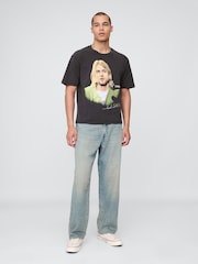 Gap Kurt Cobain Relaxed Boxy Graphic T-Shirt - Imagen 3 de 5