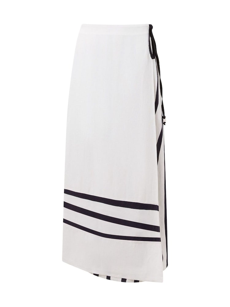 French Connection White Genevieve Ariette Skirt - Image 4 of 4
