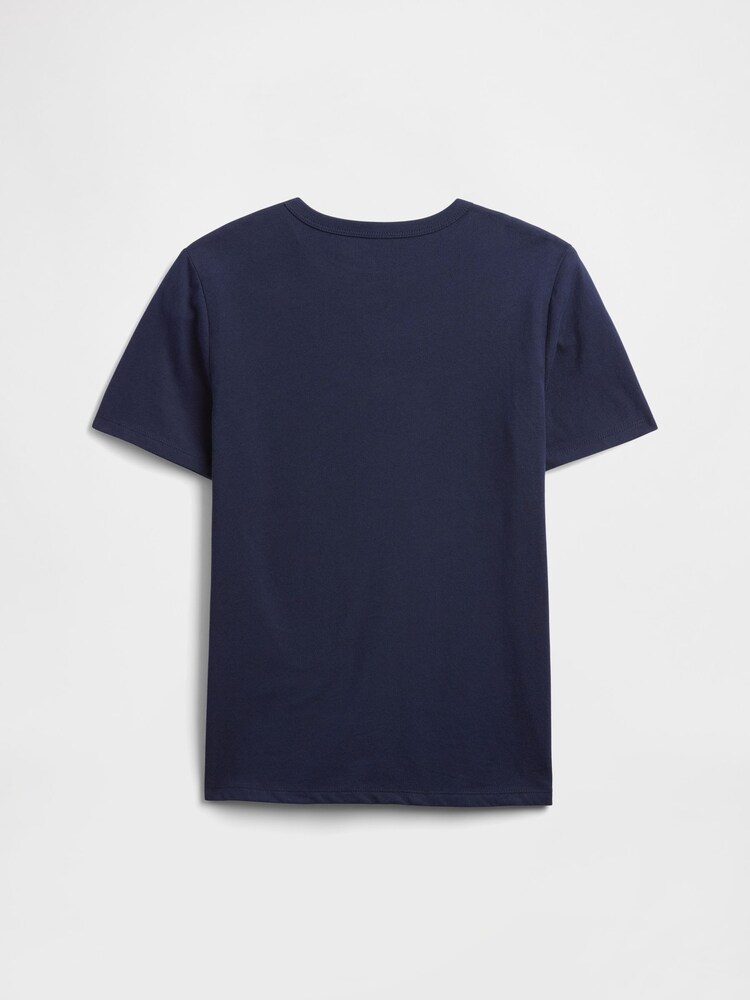Gap Navy/Blue Graphic Crew Neck Short Sleeve T-Shirt (4-13yrs) - Image 2 of 3