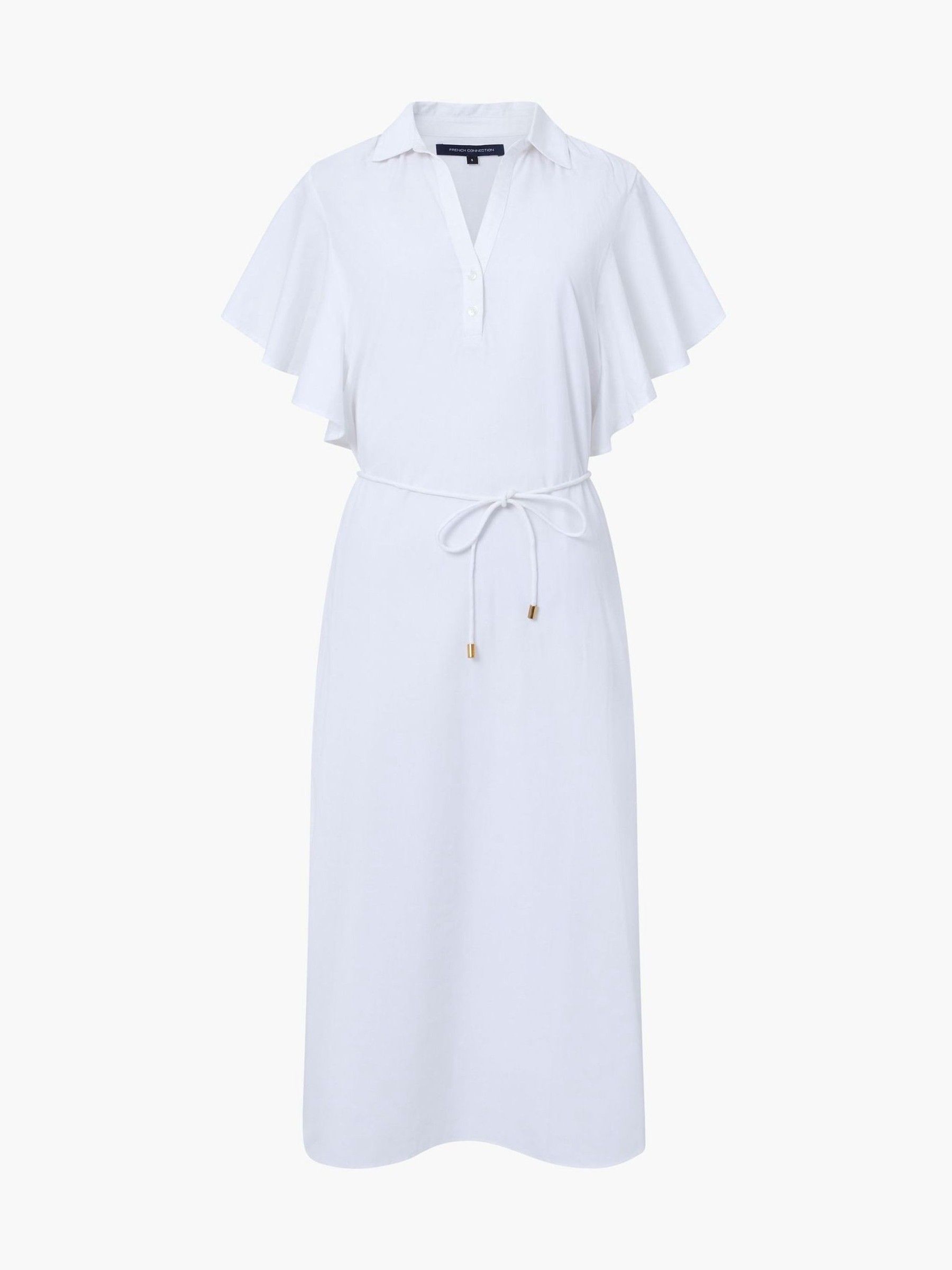Robe Sweat French Connection - Blanc & Noir Taille 0 - Neuf Avec Étiquettes - Imprimé Crâne