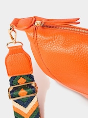 Joe Browns Orange Vegan Leather Cross-Body Bag - Image 3 of 3