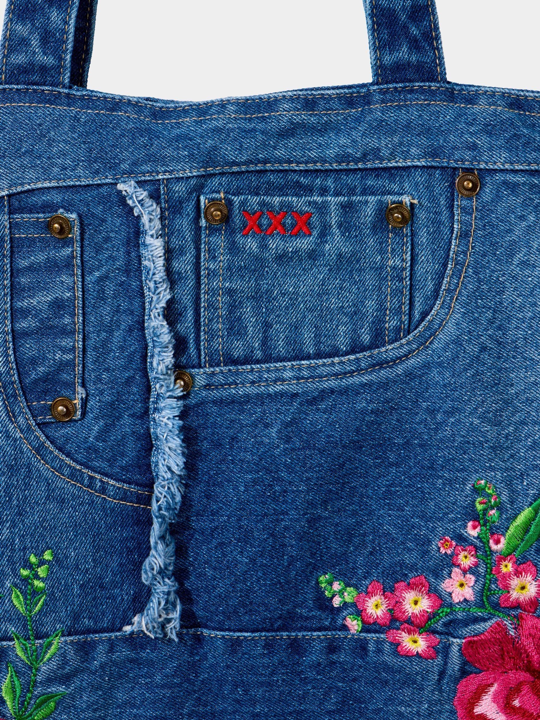 【willfully】heart rivet&embroidery denim willfully・heart rivet & embroidery denim