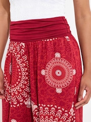 Joe Browns Cuffed Relaxed Print Lightweight Trousers - Image 6 of 7