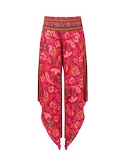 Joe Browns Relaxed Fit Contrast Floral Border Print Trousers - Image 7 of 7