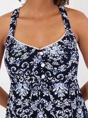 Joe Browns Blue Floral Longline Top - Image 3 of 5