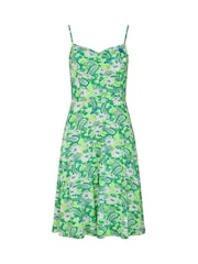 Joe Browns Green Paisley Floral Spaghetti Strap Jersey Sundress - Image 6 of 6