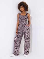 Joe Browns Purple Bolt Flowy Floral Wide-Leg Jumpsuit - Image 1 of 5