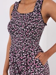 Joe Browns Purple Bolt Flowy Floral Wide-Leg Jumpsuit - Image 3 of 5