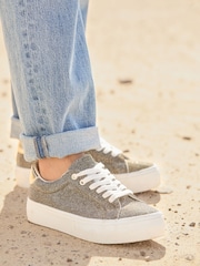 Joe Browns Two Tone Glitter Platform Trainers - Изображение 2 из 6
