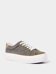 Joe Browns Two Tone Glitter Platform Trainers - Изображение 4 из 6