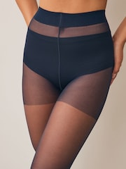 Navy Blue Matt 15 Denier Tights 3 Pack - Image 2 of 4