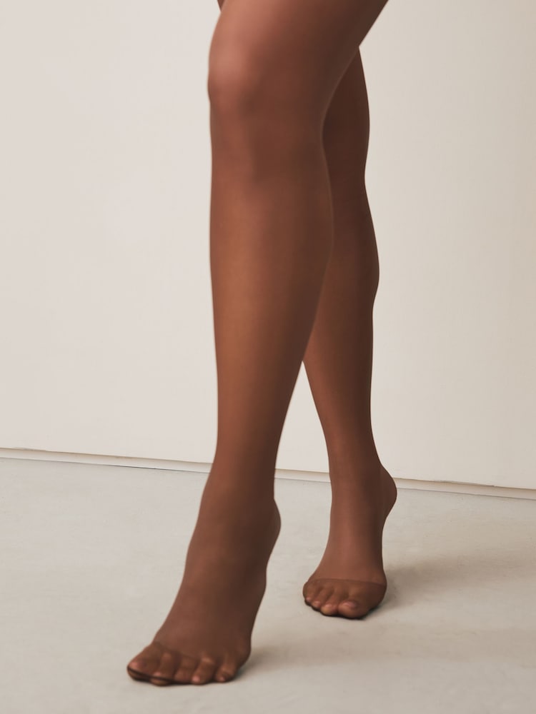 Coffee 20 Denier Sheer Gloss Tights 3 Pack - Image 5 of 5 Coffee 20 Denier Sheer Gloss Tights 3 Pack - Image 5 of 5