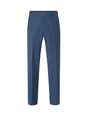 Skopes Blue Tailored Fit Remo Wool Rich Suit Trousers - Image 4 of 4