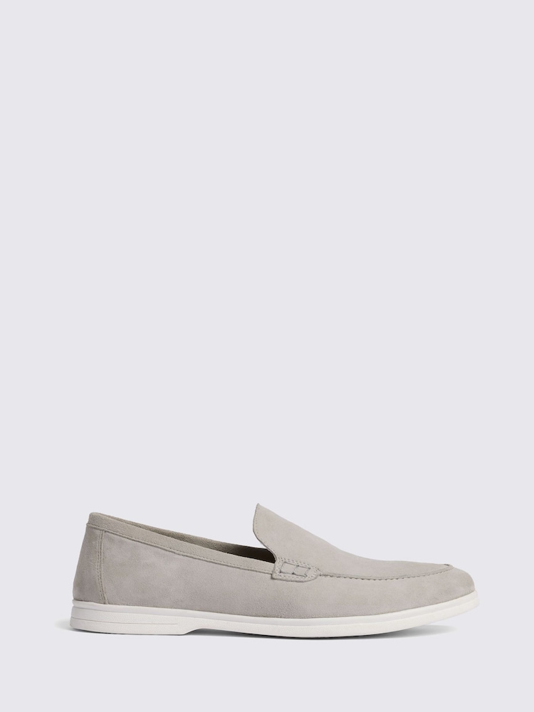 MOSS Natural Lewisham Suede Casual Loafers - Image 2 of 4