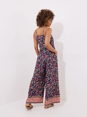Joe Browns Strappy Floral Border Print Jumpsuit - Imagen 1 de 5