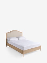 Tweedy Plain Light Natural Lily Wooden Ottoman Storage Ottoman Storage Bed Frame - Image 5 of 6