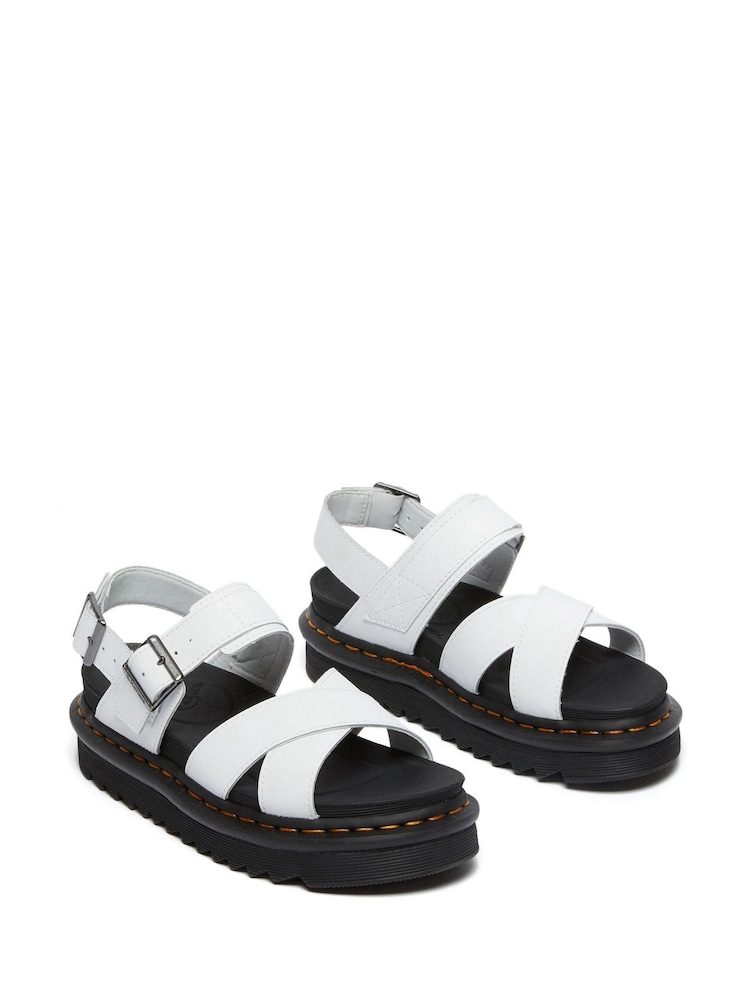 Dr. Martens White Voss Sandals - Image 2 of 5