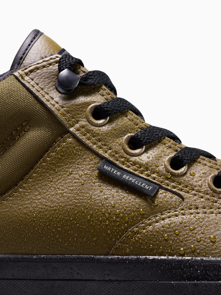 Converse Brown Chuck Taylor All Star Malden Street Mid Top Trainers - Image 10 of 10