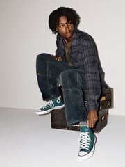 Converse Green Chuck Taylor All Star  High Trainers - Image 2 of 10