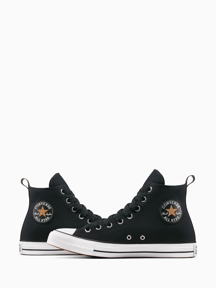 Buy Converse Black Chuck Taylor All Star Heavy Canvas Trainers 