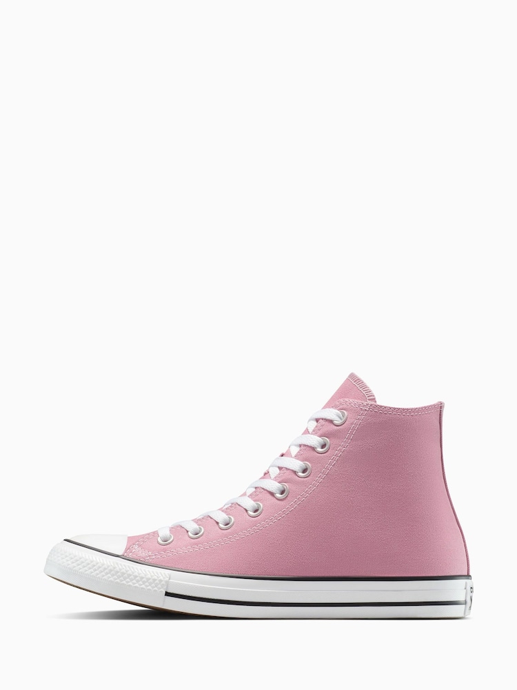 Converse Pink Chuck Taylor All Star High Trainers - Image 2 of 7