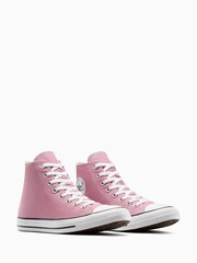 Converse Pink Chuck Taylor All Star High Trainers - Image 3 of 7