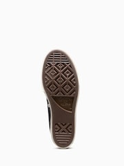 Converse Black Chuck Taylor Wedge Metallic Shine Trainers - Image 5 of 10