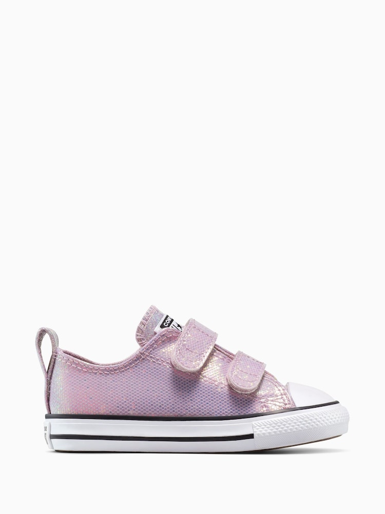 Converse Chuck Taylor Toddler Disco Glitter 2V Trainers - Imagen 1 de 8
