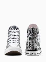 Converse Animal Chuck Taylor All Star Leopard Graphic High Trainers - Image 4 of 7