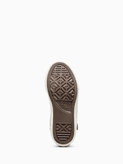 Converse Chuck Taylor Kids Leather Fleece Lining Alto Trainers - Imagen 3 de 8