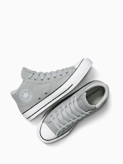 Converse Grey Chuck Taylor All Star Malden Street Suede  Trainers - Image 4 of 7