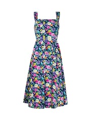 Joe Browns Blue Colour Pop Floral Strappy Mini Dress - Image 7 of 7